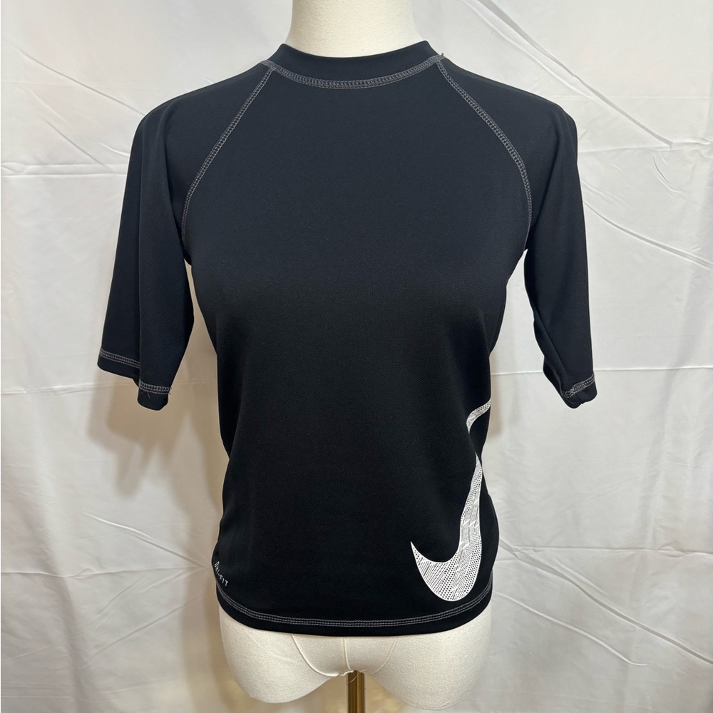 Nike Dri-Fit Black Athletic Top Youth‎ L Fits Women’s Small